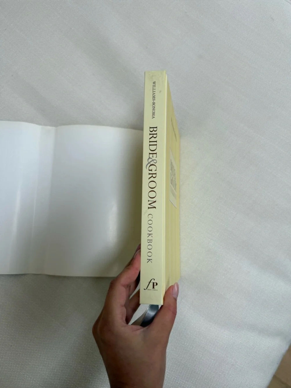 Williams-Sonoma Bride & Groom Cookbook - Yellow Cover with Photo Jacket